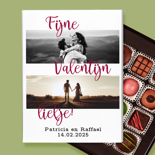 Fotocollage: Fijne Valentijn - Pralines