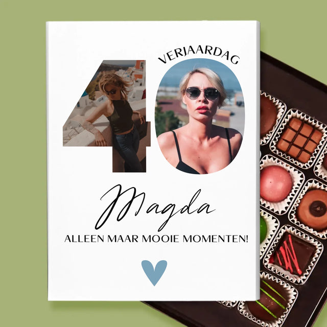 Woord Van Foto'S: 40E Verjaardag Mooie Momenten - Pralines