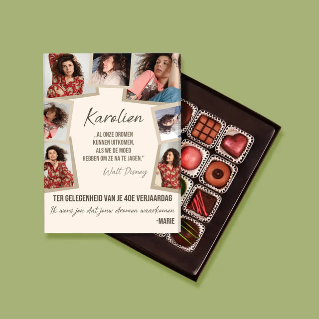 Fotocollage: Maak Je Dromen Waar - Pralines
