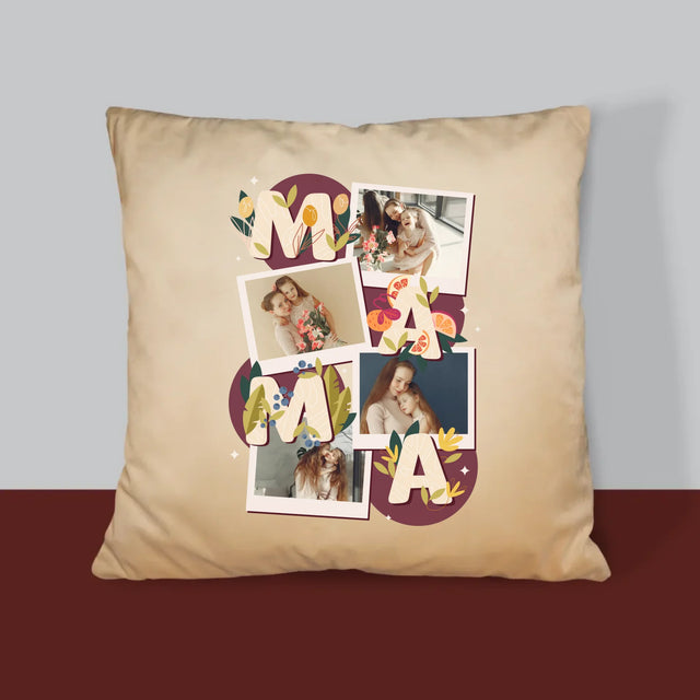 Fotocollage: Letters Mama - Kussen
