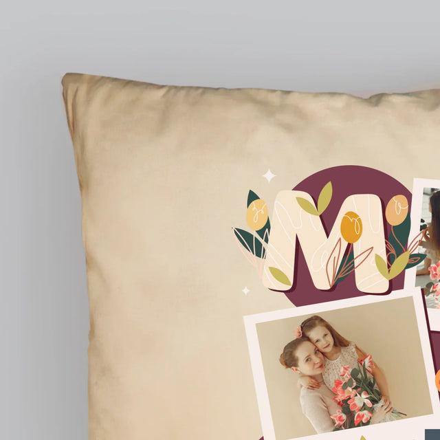 Fotocollage: Letters Mama - Kussen