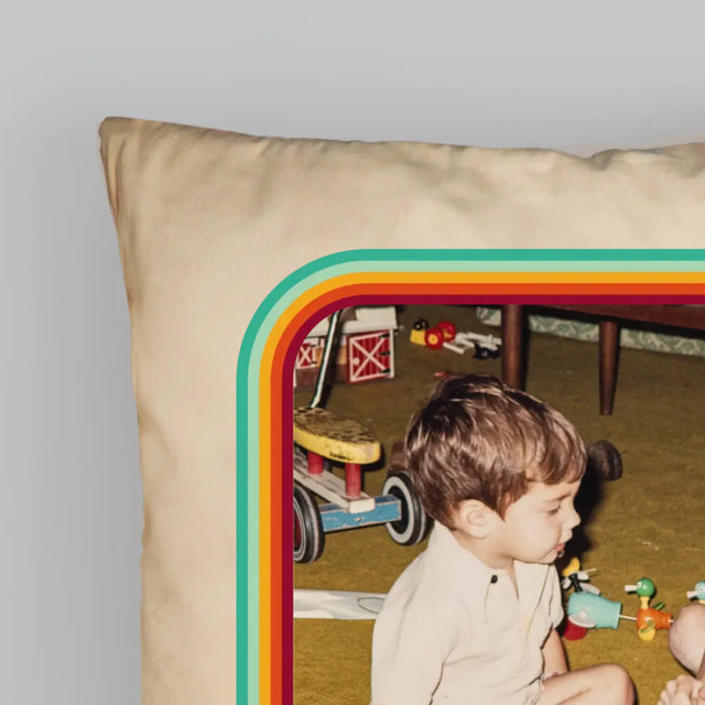 Foto En Handtekening: Ik Hou Van Jou Papa - Kussen