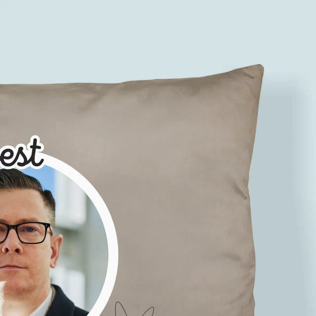 Foto En Handtekening: Teacher Chemische Elementen - Kussen