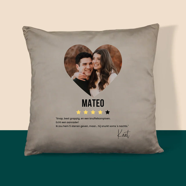 Foto En Handtekening: De Beste Vriendje, Aanrader - Kussen