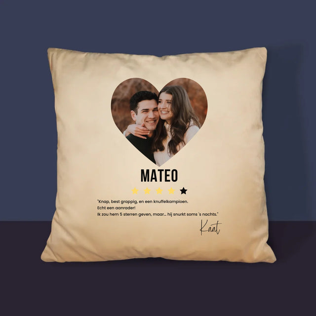 Foto En Handtekening: De Beste Vriendje, Aanrader - Kussen