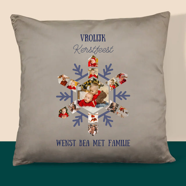 Vorm Van Foto'S: Sneeuwvlokje - Kussen