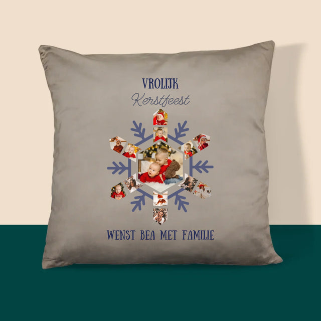 Vorm Van Foto'S: Sneeuwvlokje - Kussen