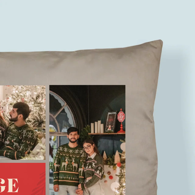 Fotocollage: Kerst Foto'S - Kussen