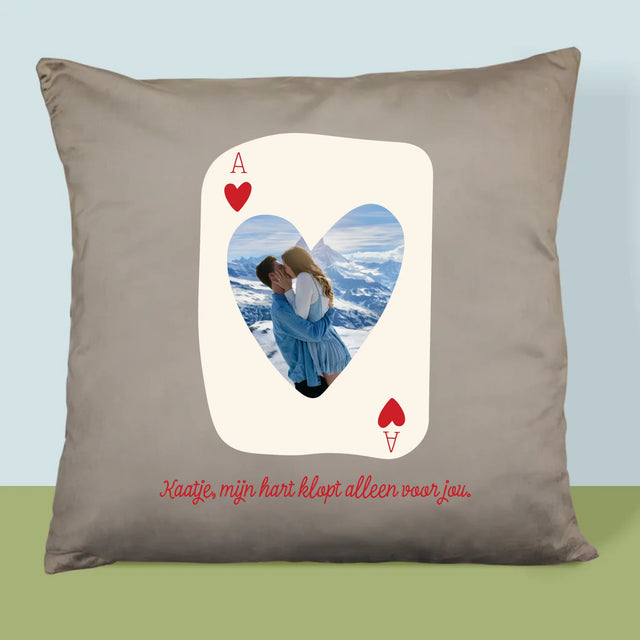 Foto En Handtekening: Valentijnkaart - Kussen