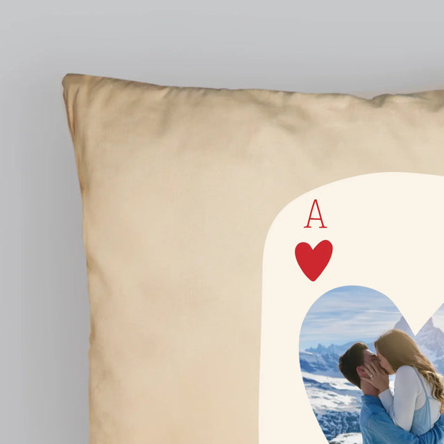 Foto En Handtekening: Valentijnkaart - Kussen