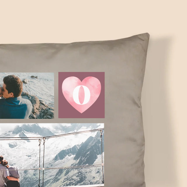 Fotocollage: Hartje Love - Kussen