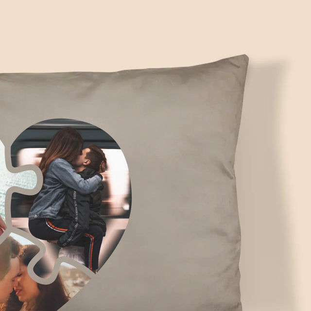 Fotocollage: Valentijn Puzzel - Kussen