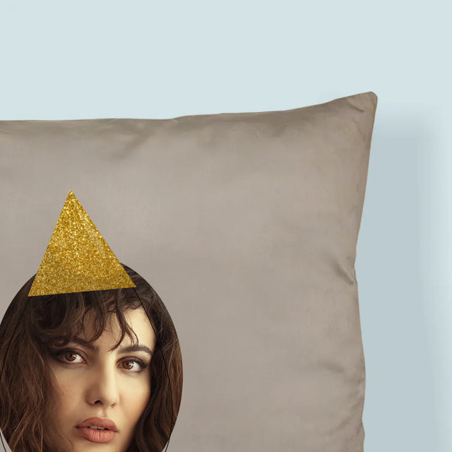 Foto En Handtekening: 40 Verjaardag Pet - Kussen