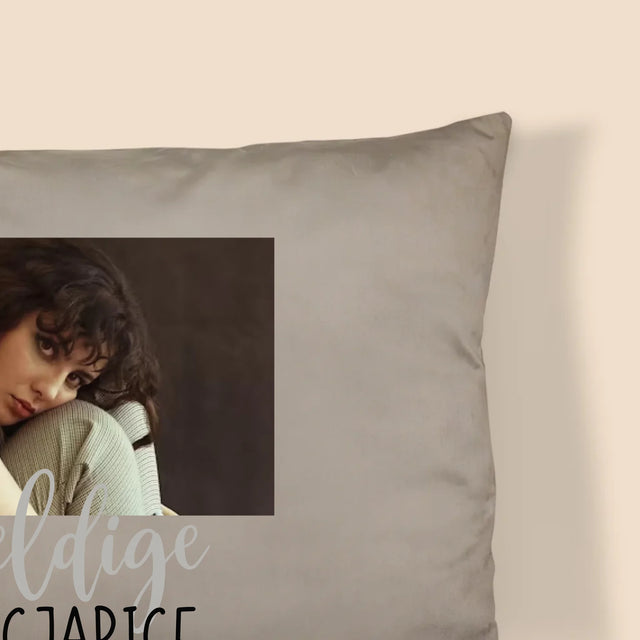 Fotocollage: Geweldige Veertigjarige, Vrouw - Kussen