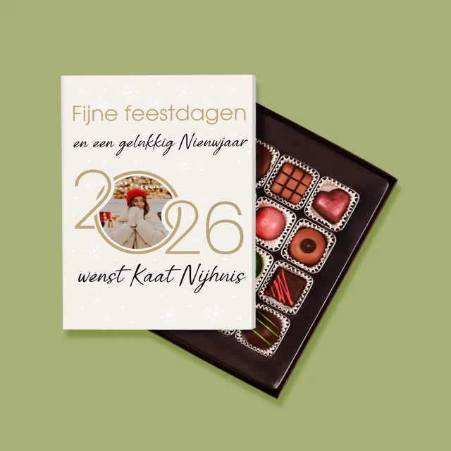 Fotocollage: Gelukkig Nieuwjaar - Pralines