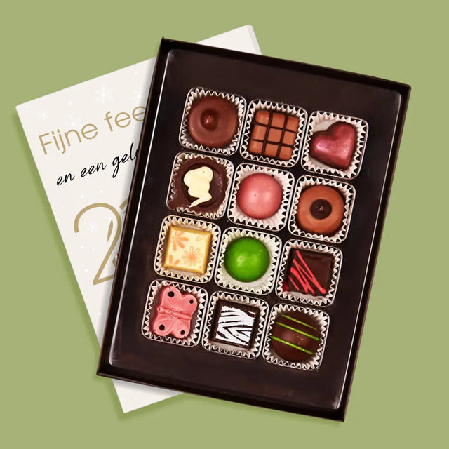 Fotocollage: Gelukkig Nieuwjaar - Pralines