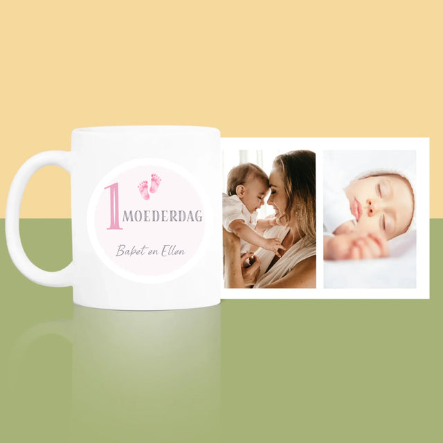Fotocollage: Eerste Moederdag - Mok