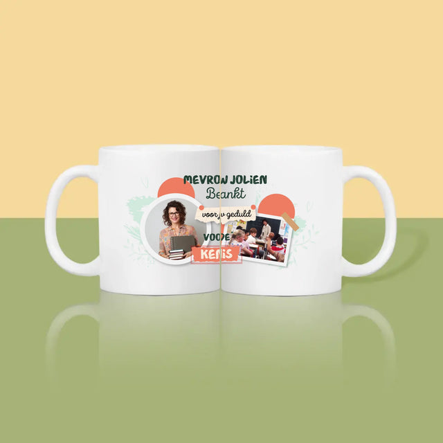 Fotocollage: Bedankt Voor De Kennis - Mok