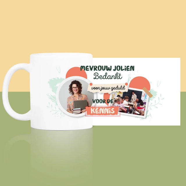 Fotocollage: Bedankt Voor De Kennis - Mok
