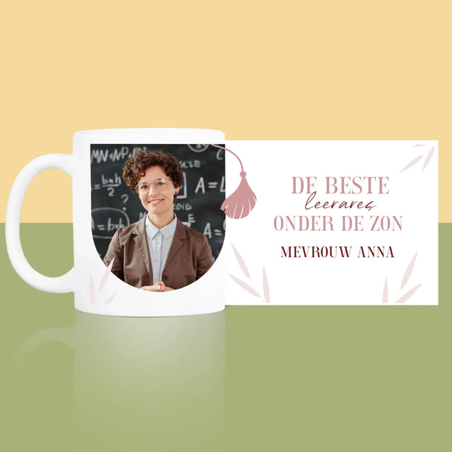 Foto En Handtekening: De Beste Leerares Onder Zon - Mok