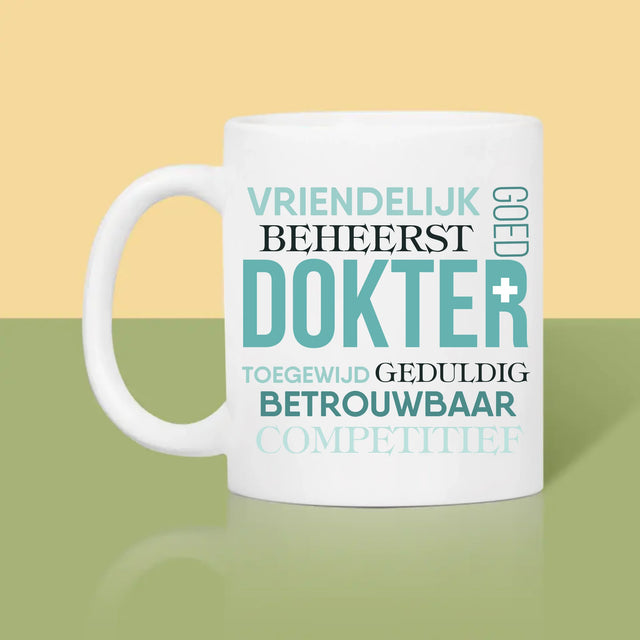 Fotocollage: Dokter Kenmerken - Mok