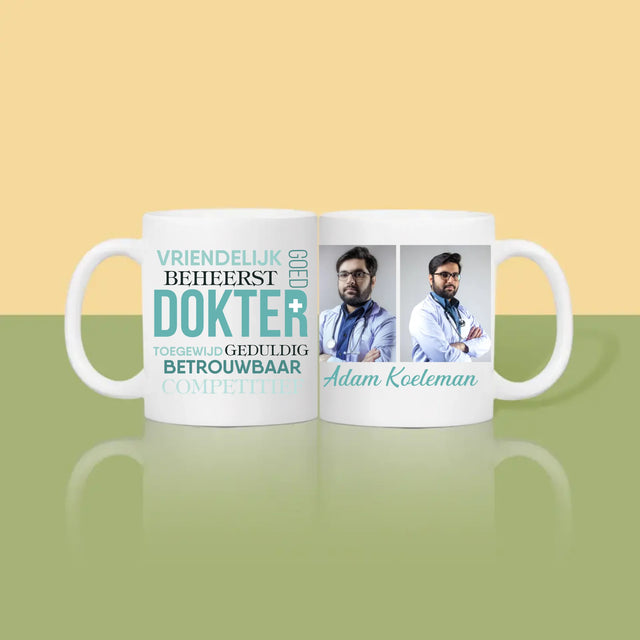 Fotocollage: Dokter Kenmerken - Mok