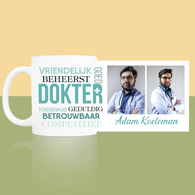 Fotocollage: Dokter Kenmerken - Mok