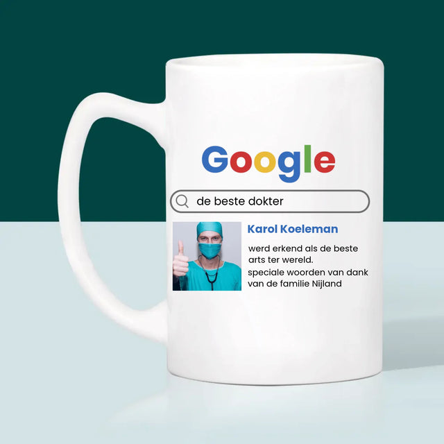 Foto En Handtekening: De Beste Dokter Google-Score - Mok
