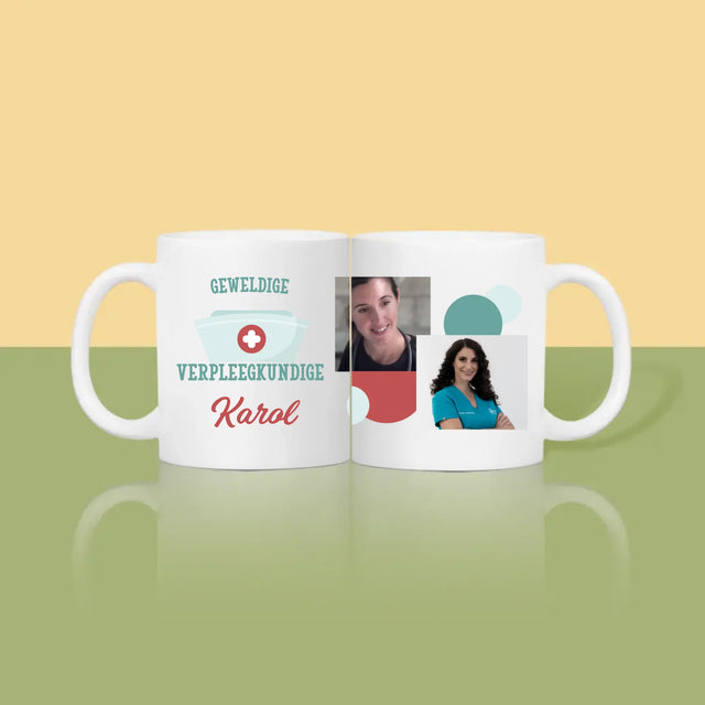 Fotocollage: Geweldige Verpleegster - Mok