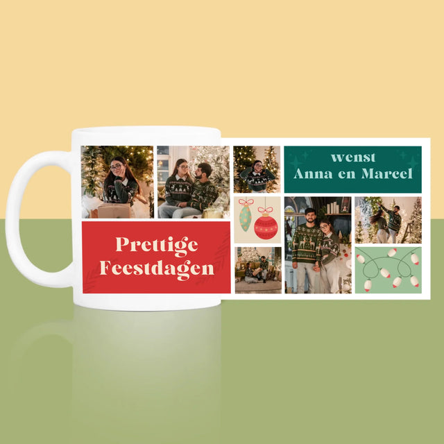 Fotocollage: Kerst Foto'S - Mok