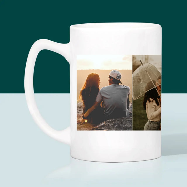 Fotocollage: Eerste Valentijn Samen - Mok