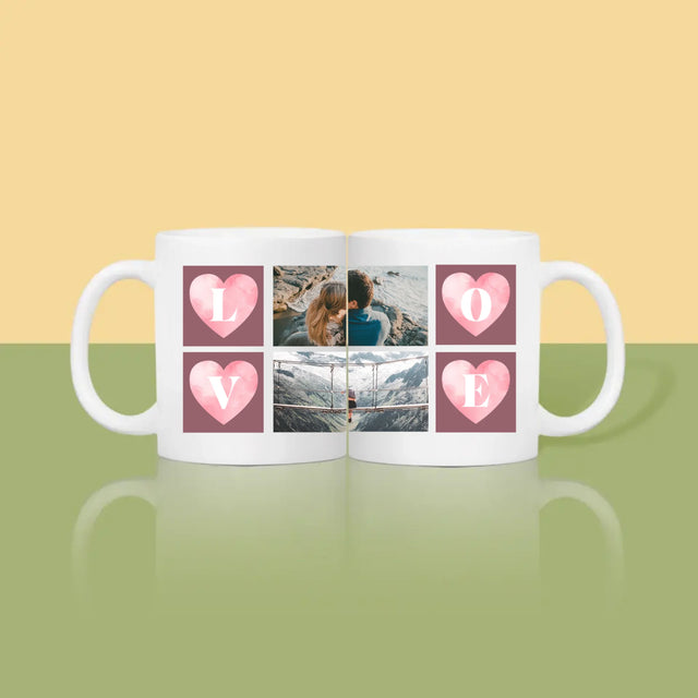 Fotocollage: Hartje Love - Mok