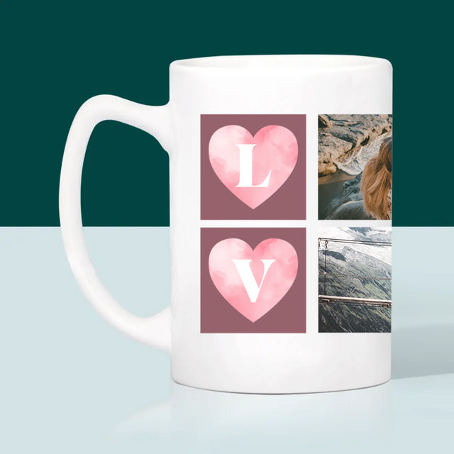 Fotocollage: Hartje Love - Mok