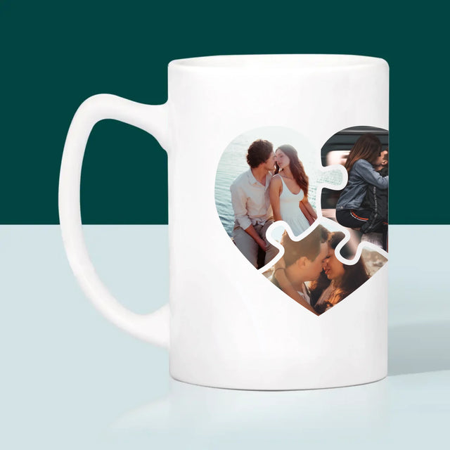 Fotocollage: Valentijn Puzzel - Mok