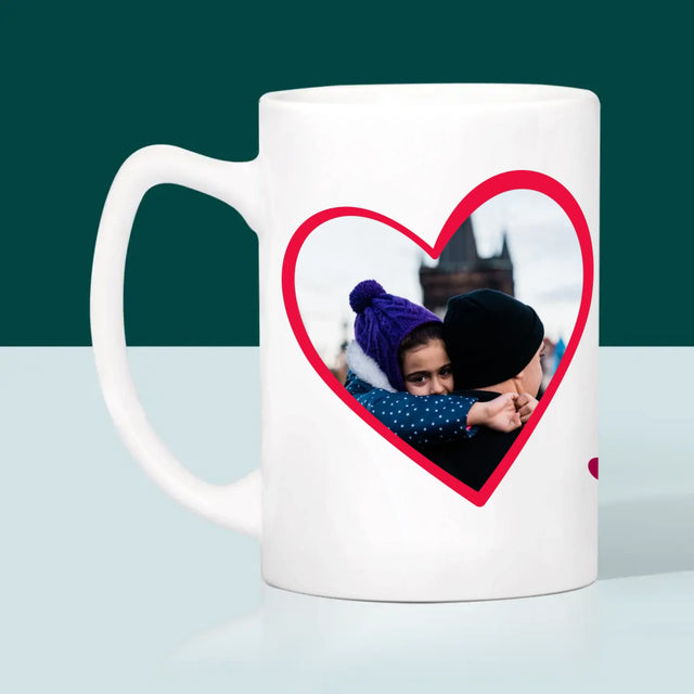 Foto En Handtekening: Valentijn Papa - Mok