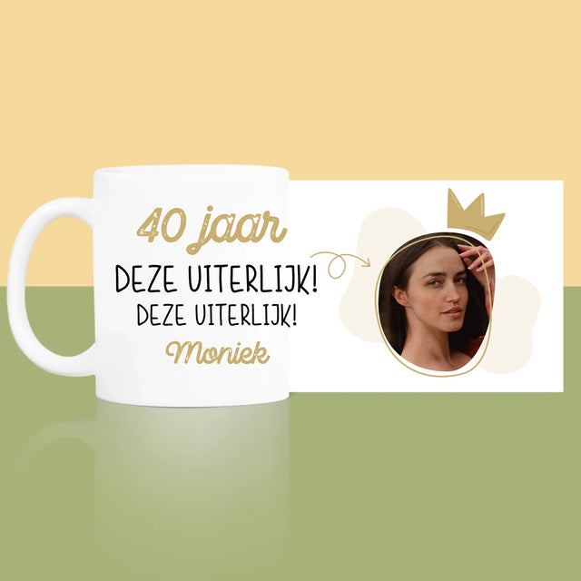 Foto En Handtekening: 40 Jaar Gewerkt Voor Deze Uiterlijk - Mok