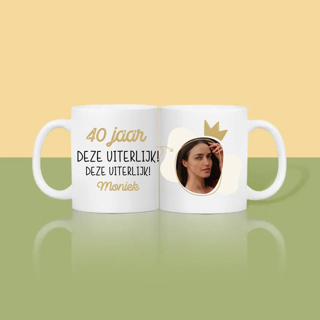 Foto En Handtekening: 40 Jaar Gewerkt Voor Deze Uiterlijk - Mok