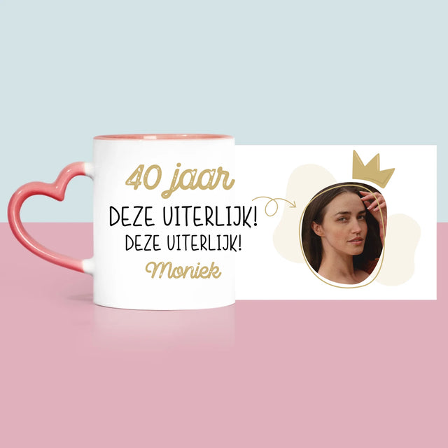 Foto En Handtekening: 40 Jaar Gewerkt Voor Deze Uiterlijk - Mok