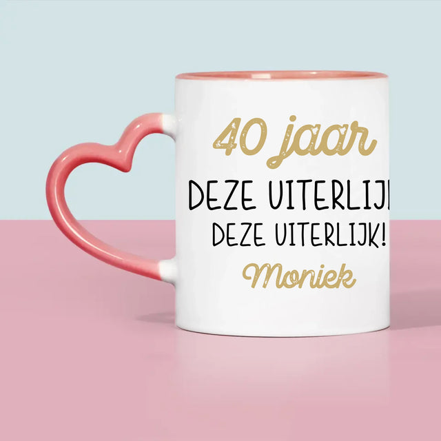 Foto En Handtekening: 40 Jaar Gewerkt Voor Deze Uiterlijk - Mok