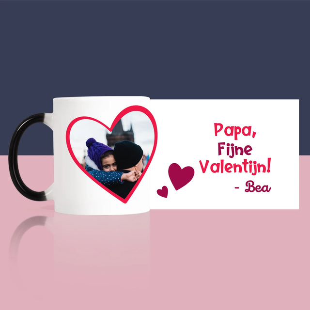 Foto En Handtekening: Valentijn Papa - Mok