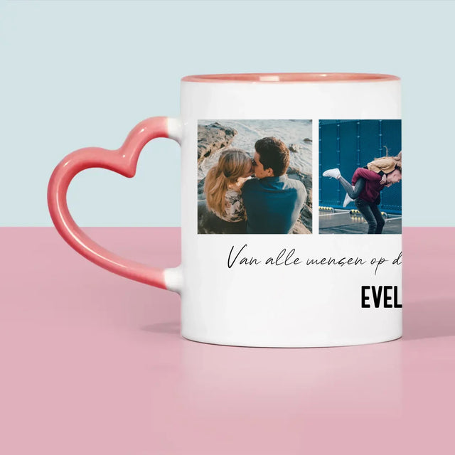 Fotocollage: Van Alle Mensen Op De Wereld - Mok