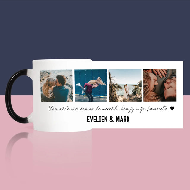 Fotocollage: Van Alle Mensen Op De Wereld - Mok