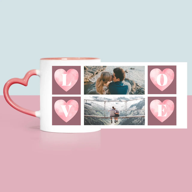 Fotocollage: Hartje Love - Mok