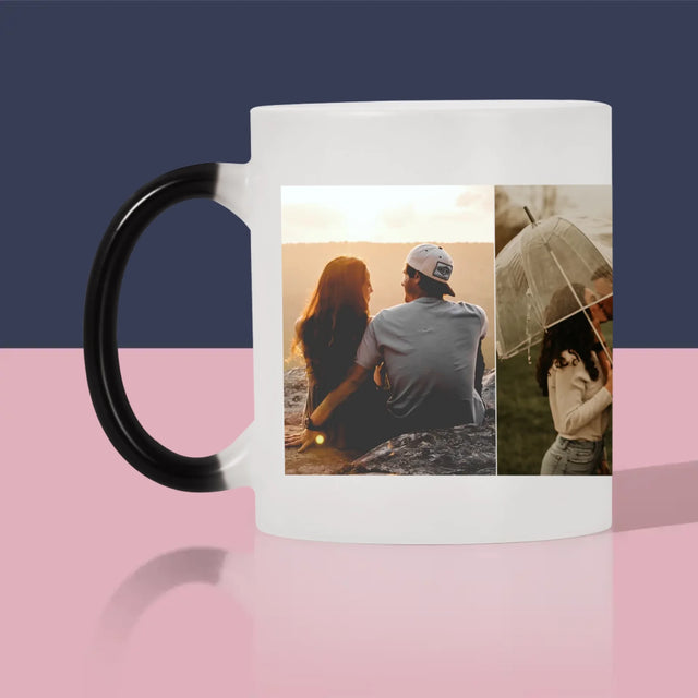 Fotocollage: Eerste Valentijn Samen - Mok