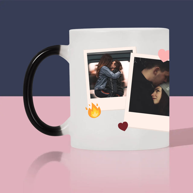 Fotocollage: Ik Hou Van Jou Om Wie Je Bent - Mok