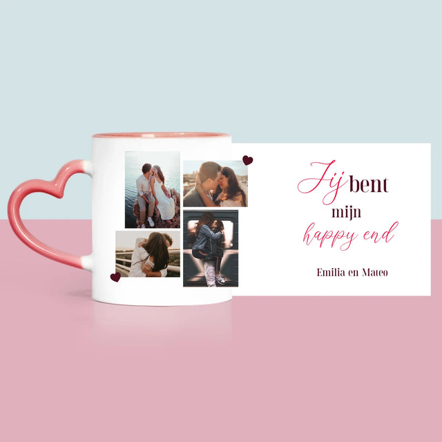 Fotocollage: Jij Bent Mijn Happy End - Mok