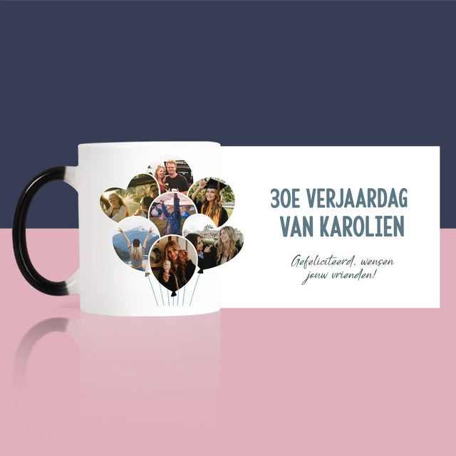 Vorm Van Foto'S: 30E Verjaardag Balonnen - Mok