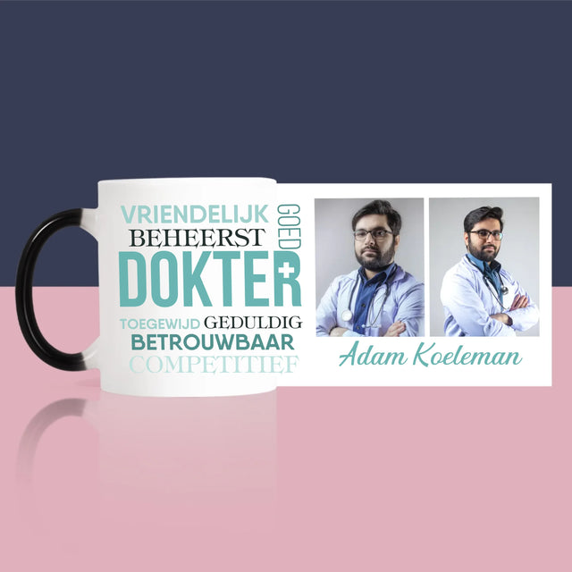 Fotocollage: Dokter Kenmerken - Mok