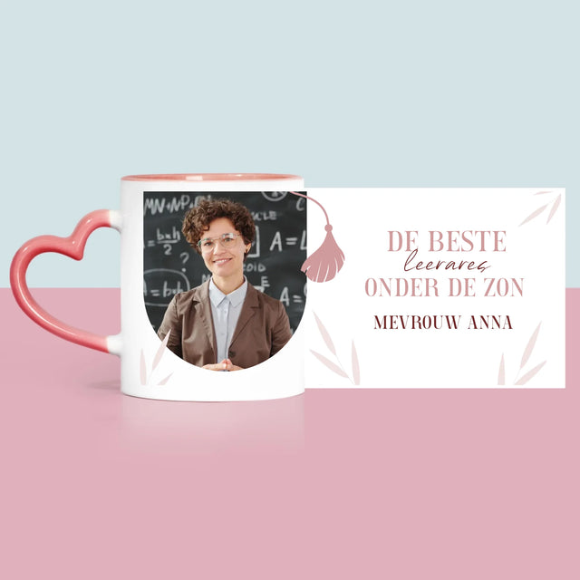 Foto En Handtekening: De Beste Leerares Onder Zon - Mok