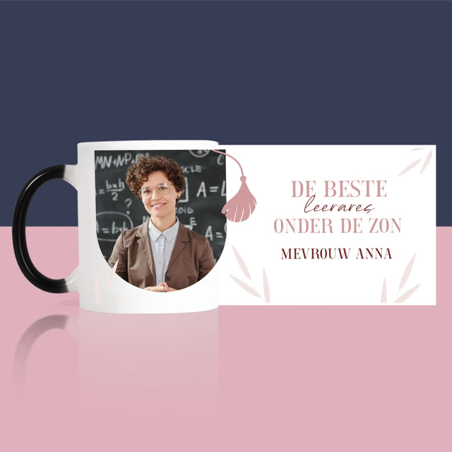 Foto En Handtekening: De Beste Leerares Onder Zon - Mok